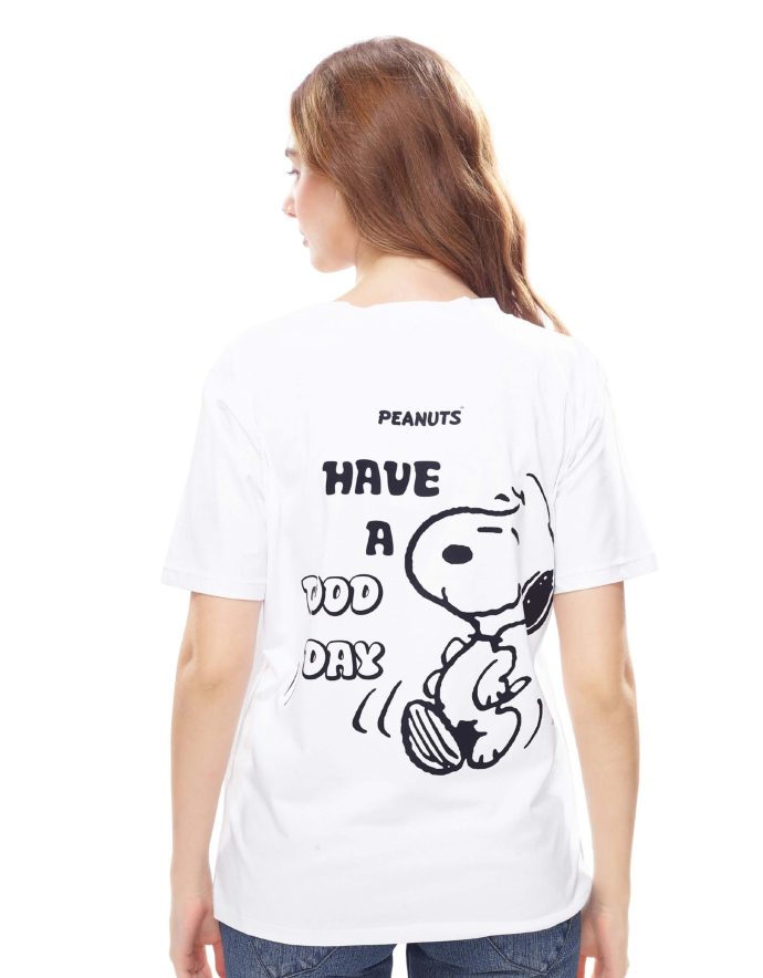 Ladies casual printed t-shirt – cartoon design