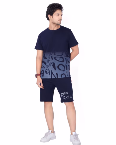 Comfortable men's shorts set for running errands