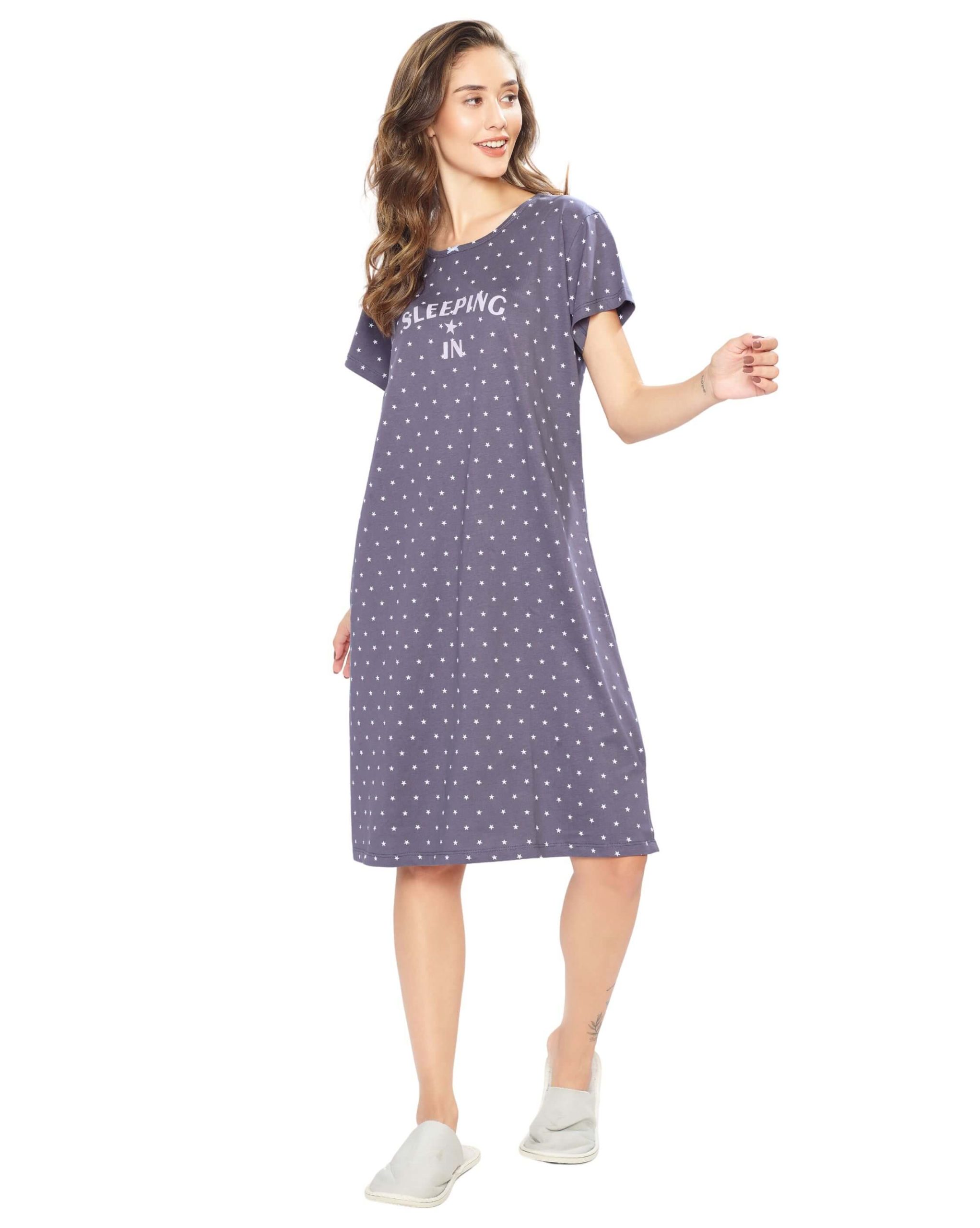 Chic short nighty for women's nightwear and sleep