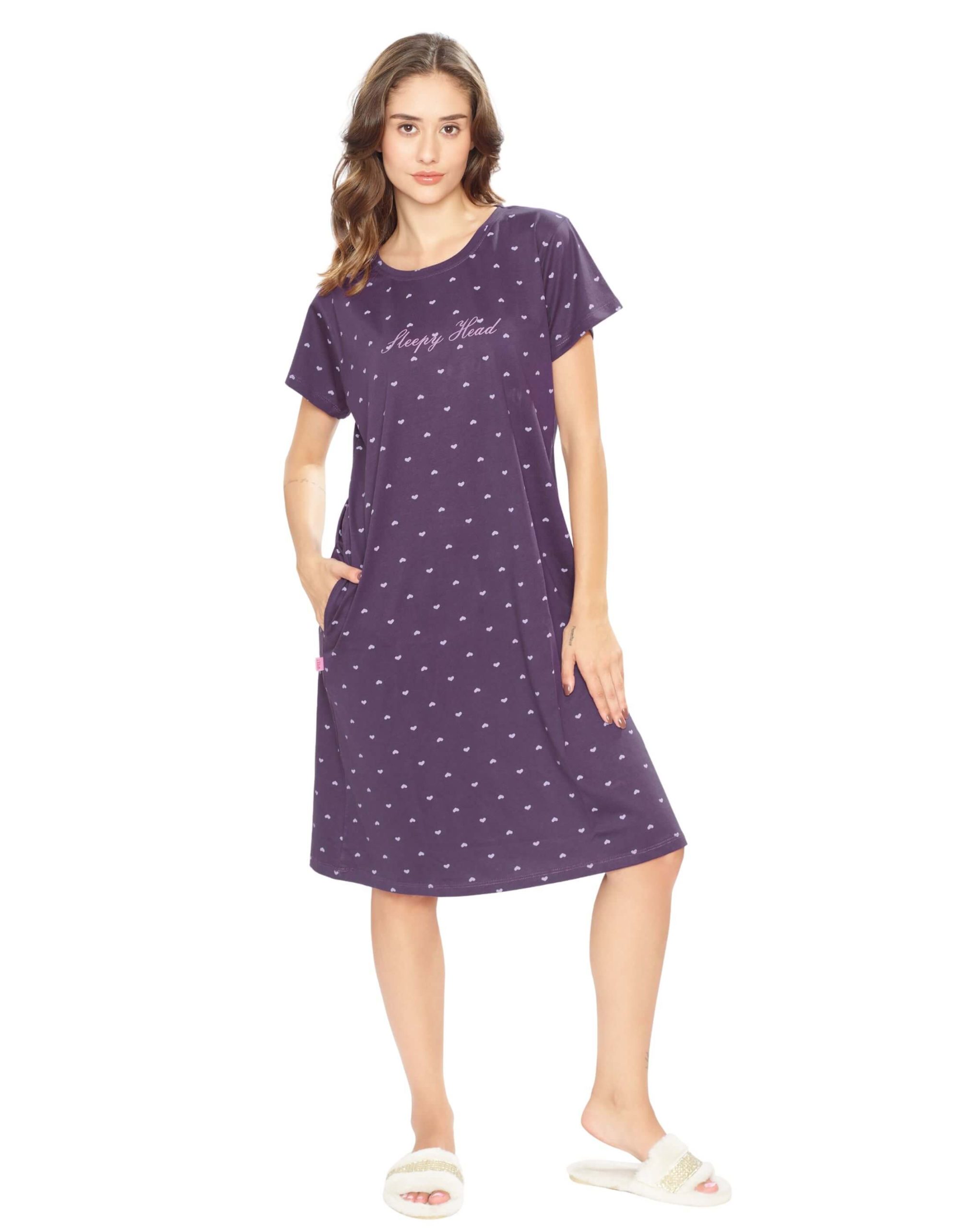 Women's sleepwear nighty set for a cozy evening