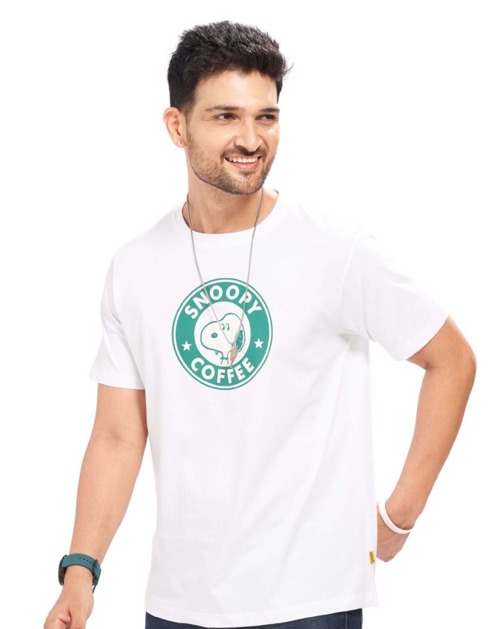 Soft round neck t-shirt for men