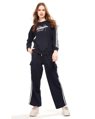 WEET Cotton Long Sleeves Women Tracksuit | New Winter NightSuit for Women