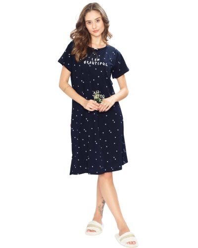 Elegant and comfortable women's short nighty sleepwear