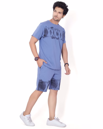 Comfortable men's shorts set for casual wear