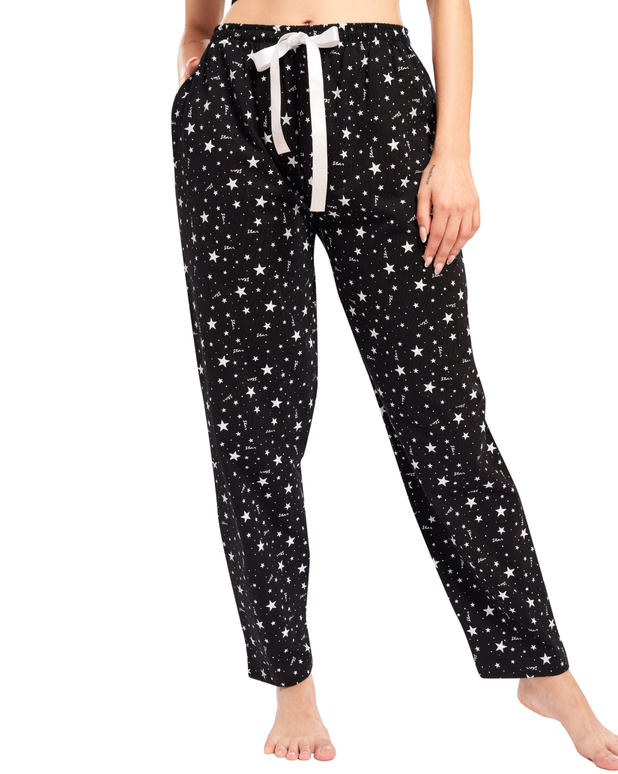 Women's pyjama pant with a trendy printed design