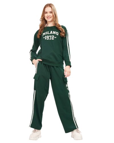 WEET Cotton Long Sleeves Women Tracksuit | New Winter NightSuit for Women 419B