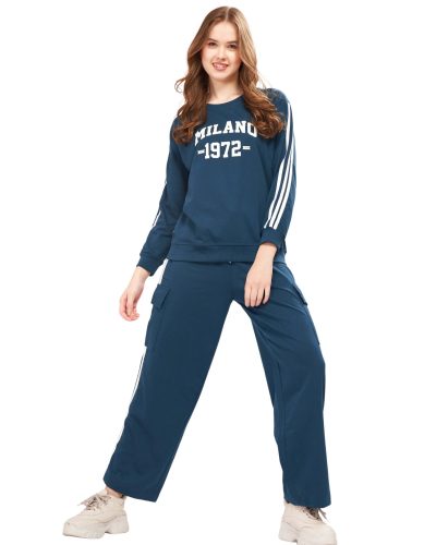 WEET Cotton Long Sleeves Women Tracksuit | New Winter NightSuit for Women 419a