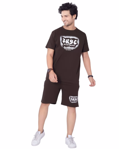 Sleep shorts and matching top for men