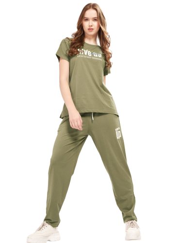 WEET Women's Printed Night Suit for Women 208