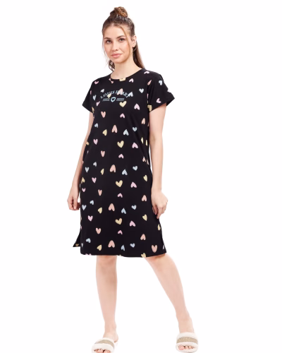 Comfortable and breathable women's short nighty