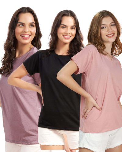 Soft cotton t-shirt for women home wear
