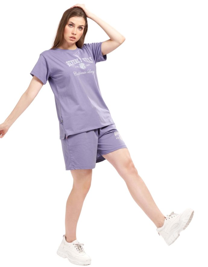 Sleepwear co-ord with shorts