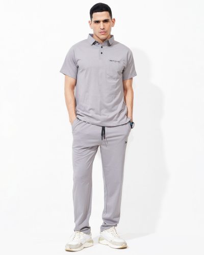 WEET Cotton Polo T-Shirt with Pocket and Pyjama Set for Men,Night Wear for Men,Men's Pyjama Set 149
