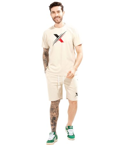 WEET Cotton T-Shirt and Shorts Set for Men,Night Wear for Men,Men's Pyjama Set MCS136A