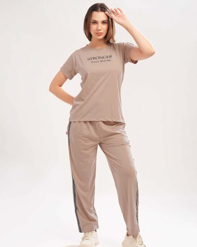 WEET Women's Printed Night Suit for Women 216A