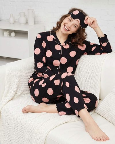 Ladies Nightwear Shirt and Pyjama Set