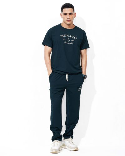 WEET Cotton T-Shirt and Pyjama Set for Men,Night Wear for Men,Co Ord Set 155B