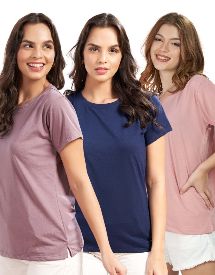 Sleepwear t-shirt for women – breathable cotton