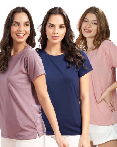 Sleepwear t-shirt for women – breathable cotton