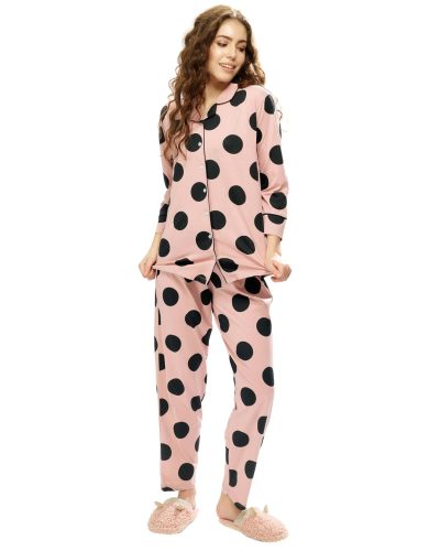 Women's front-open nightdress pyjama set for ultimate comfort