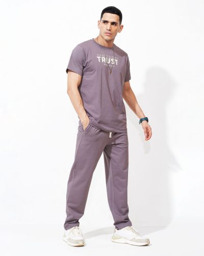 WEET Cotton T-Shirt and Pyjama Set for Men,Night Wear for Men,Co Ord Set 157B