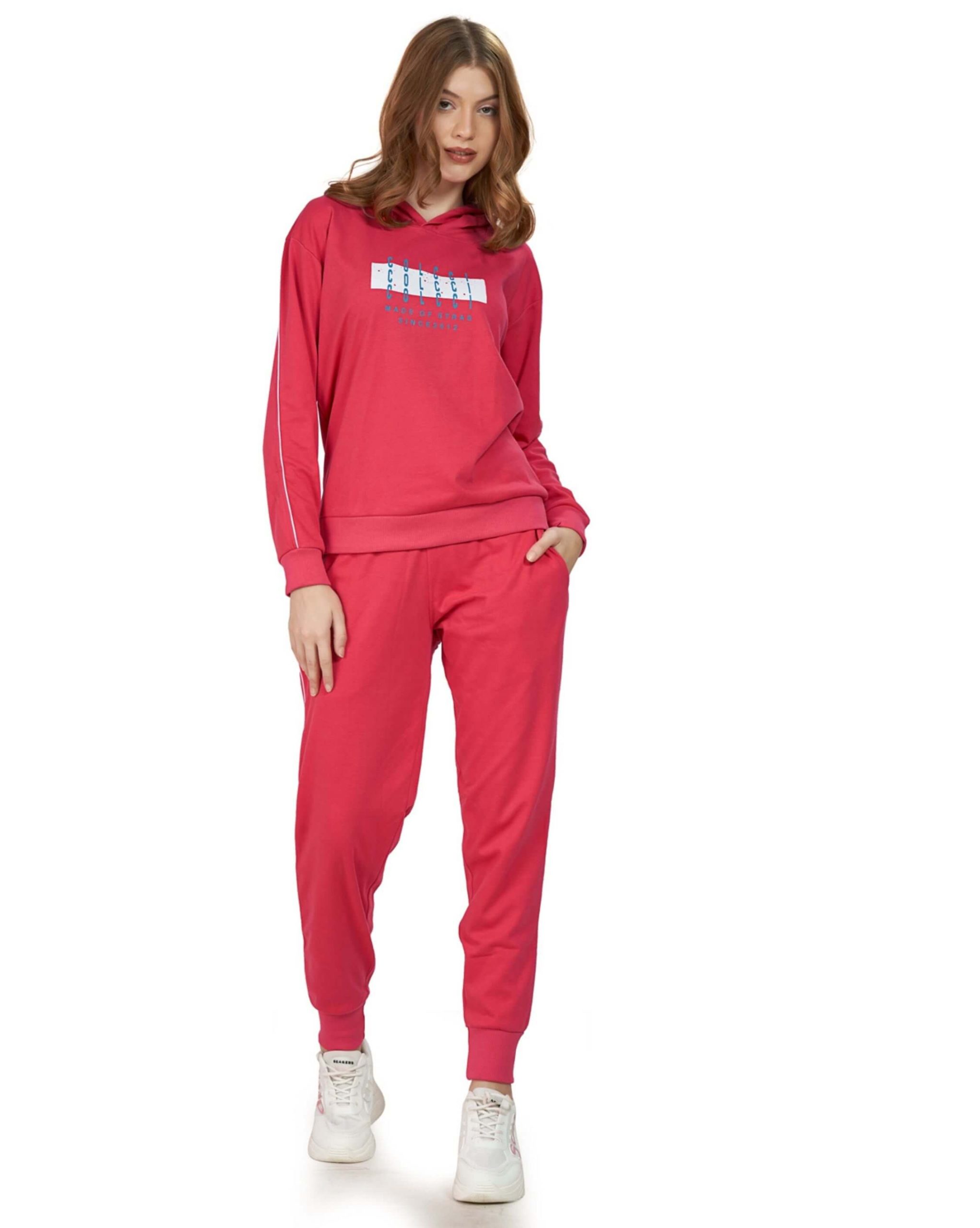 Stylish women's co-ord set featuring T-shirt and joggers pants