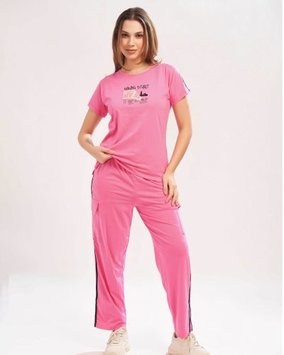 WEET Women's Printed Night Suit for Women 217B