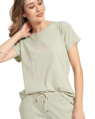 Women's casual co-ord set featuring a T-shirt and jogger pants