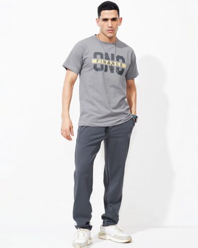 WEET Cotton T-Shirt and Pyjama Set for Men,Night Wear for Men,Co Ord Set 159B