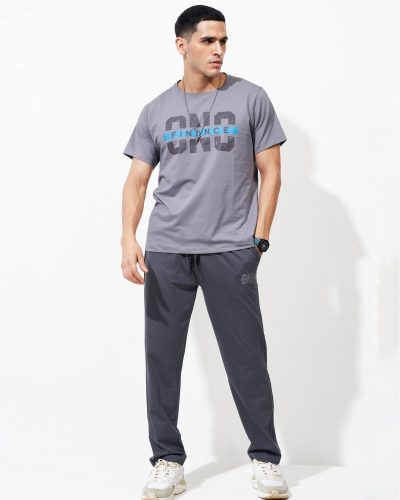 WEET Cotton T-Shirt and Pyjama Set for Men,Night Wear for Men,Men's Pyjama Set 159A