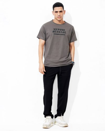 WEET Cotton T-Shirt and Pyjama Set for Men,Night Wear for Men,Men's Pyjama Set 160A