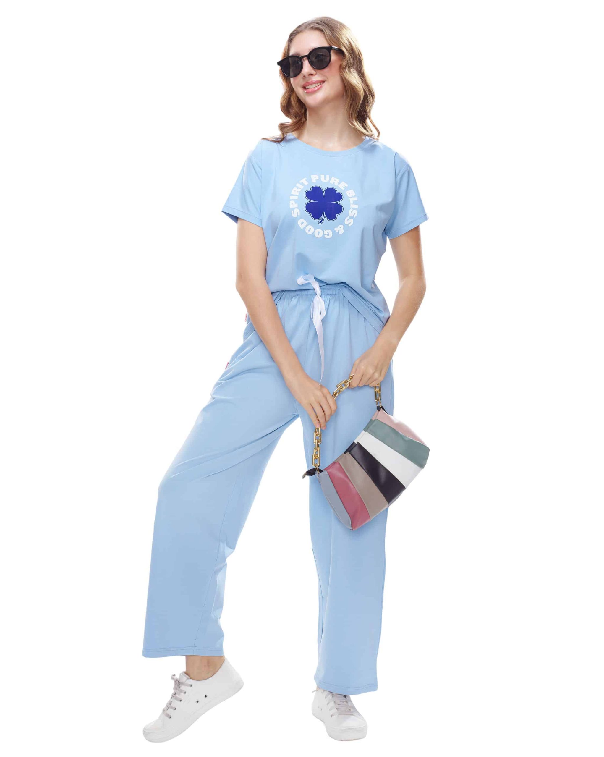 Trendy women’s pyjama set for daily lounging