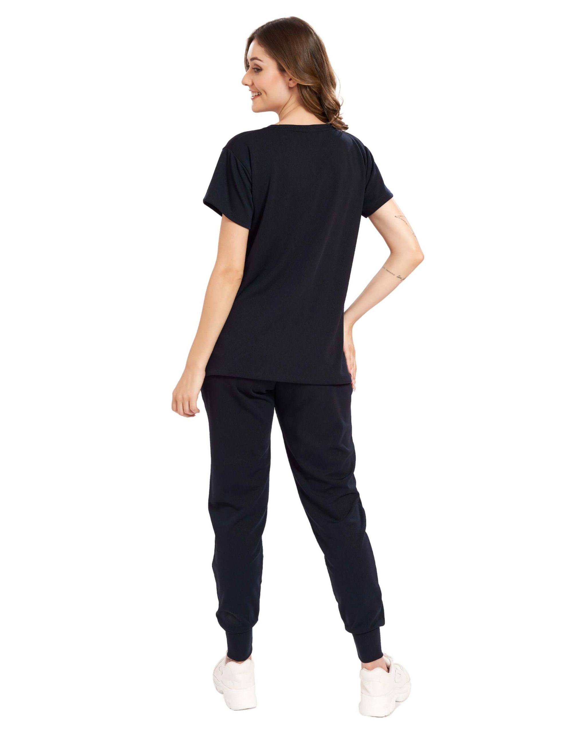 311 Women's comfy pyjama set tracksuit with T-shirt and joggers