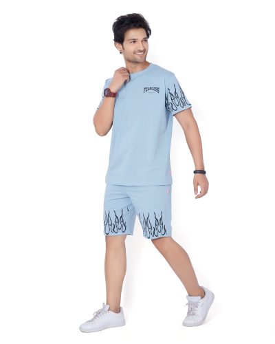 Men’s cotton shorts and t-shirt set