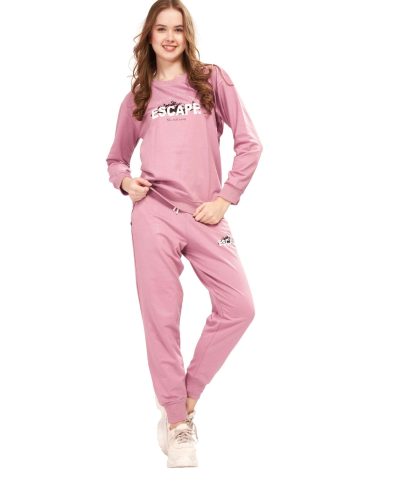 WEET Cotton Sweatshirt & Joggers Tracksuit | Women Co-ord Set 411A
