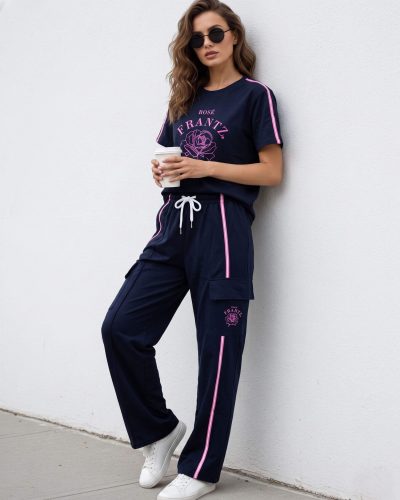 WEET Women's Printed Night Suit for Women 218B