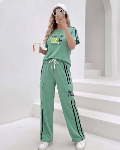 WEET Women's Printed Night Suit for Women 217A