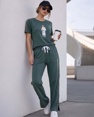 WEET Women's Printed Night Suit for Women 213A