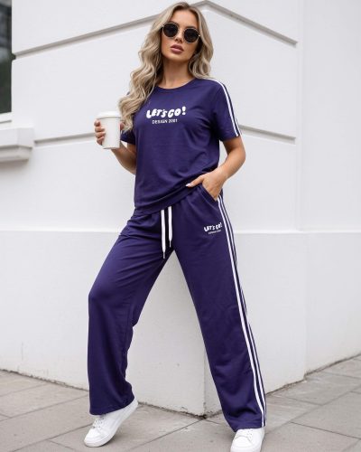 WEET Women's Printed Night Suit for Women 214B