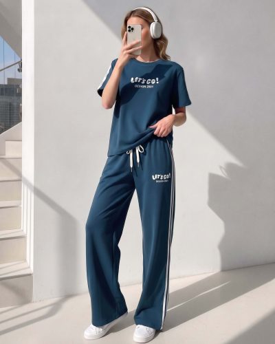 WEET Women's Printed Night Suit for Women 214A