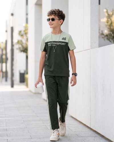 Boys Cotton T-Shirt and pyjama Night Suit| Casual Coord for boys - 8217