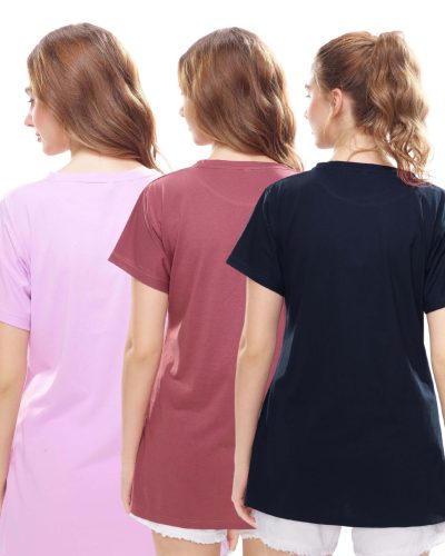 Women’s daily wear t-shirt combo – pack of 3