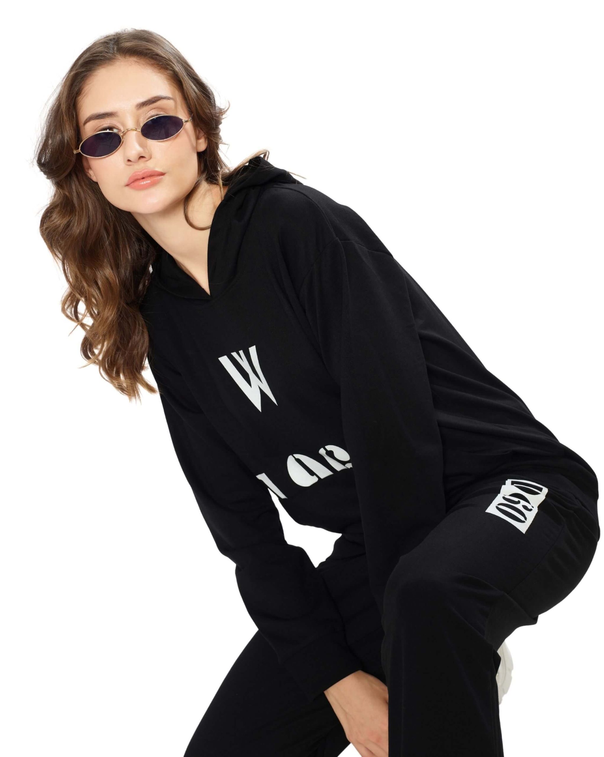 Chic women's T-shirt and joggers pant pyjama set for casual wear