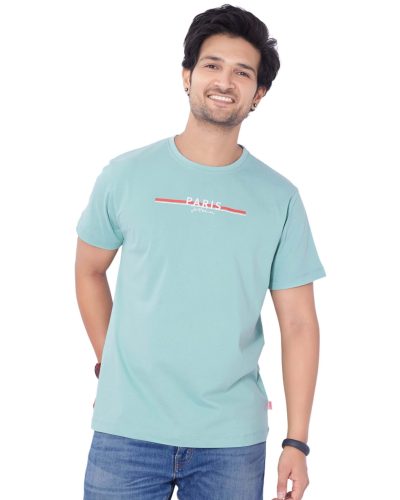 Light Mint WEET Men’s Regular Fit Cotton T-Shirt – Style 5602