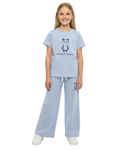 WEET Girl's Cotton Printed Night Suit Set of Top & Palazo 001