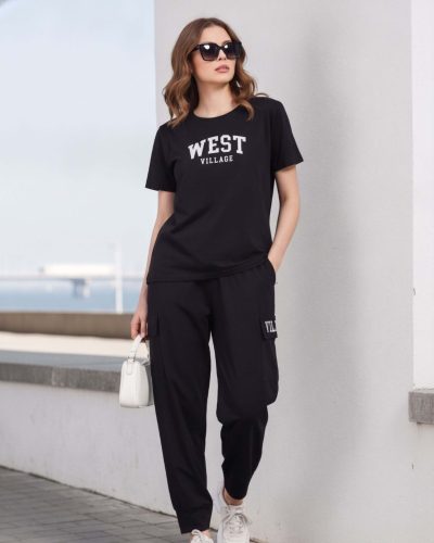Women's T-Shirt and Pyjama Set for Women – Weet Cotton Nighwear Set3415