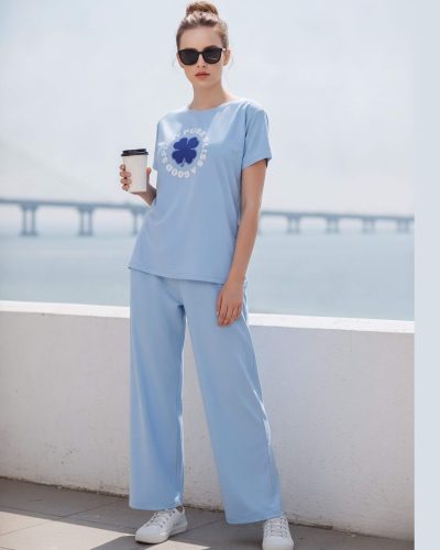 Women's Co-Ord Set- light blue