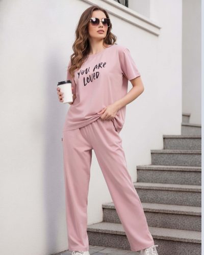 WEET Women's Printed Night Suit for Women 210B
