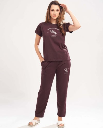 SISHA Women's Printed Night Suit for Women 001B
