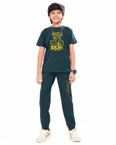 WEET Boys Cotton T-Shirt and Pyjama Set | Printed Nightwear Coord Set – 8408